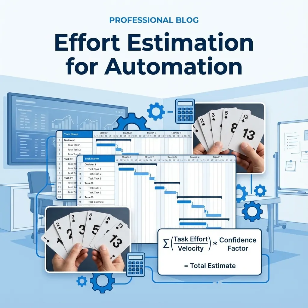 Effort Estimation for Automation Engineers: A Senior Architect’s Framework for Accurate & Repeatable Estimates